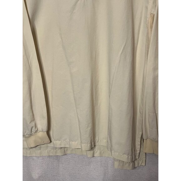 VTG Solumbra LARGE Yellow Long Sleeve Polo Shirt UV Protection Logo USA 1010K11 - Picture 3 of 14